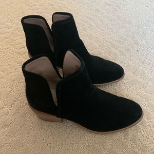Black ankle booties